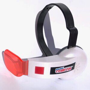 New York Comic Con Scouter headset with orange lens working sound effect cosplay